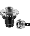 Axle Diff Gear Set 12T 24T Steel Bevel Gear Beefed Up Upgrade for FMS FCX24 1/24 and 1/18 RC Cars CNC Machined Hardened Steel Diff Gears
