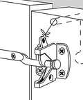 Tough As Nails Self Locking Gate Latch Automatic Fence Lever Heavy Duty Steel installed on a wooden gate with hinge detail.