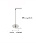Premium Upholstery Nails And Long Furniture Tacks With Slick Silver Flat Heads For Sofa Restorations and Headboard Builds, 18x50 mm