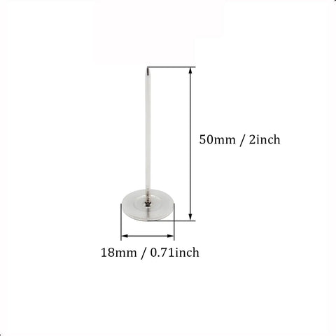 Premium Upholstery Nails And Long Furniture Tacks With Slick Silver Flat Heads For Sofa Restorations and Headboard Builds, 18x50 mm