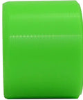 Ion Indoor Speed Skating Quad Race Wheels Green 97A Urethane With VooDoo Thane, 62mm diameter, side view of single wheel