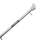 Beefy Adjustable Motorcycle Stand For Maintenance And Service 11 To 19 Inch Lift Zinc Plated Heavy Duty Steel