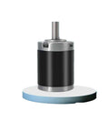 36mm Planetary Gearbox For 555 545 3650 DC Motors High Precision Metal Gears mounted on a base with a visible shaft.