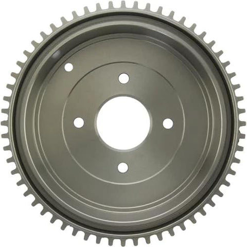 Centric C-Tek rear brake drum for Nissan, gray metal with central bore and four mounting holes