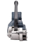 Heavy Duty Portable Cordless Electric Strapping Machine For PP And PET Packing Belts 13 To 16mm from the front with handle.