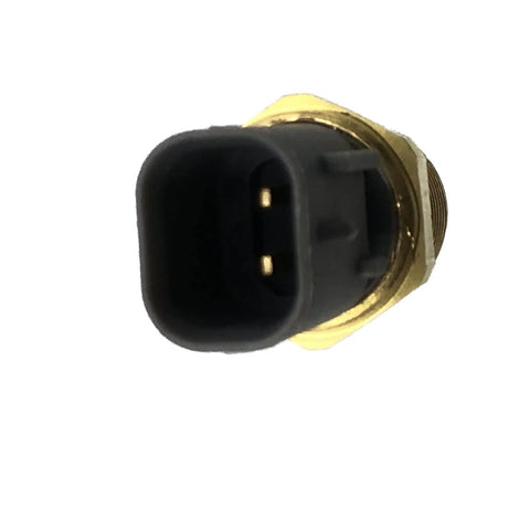 DEVMO engine coolant temperature sensor switch with brass threaded body and black two-pin connector