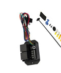 Digital Thermostatic Fan Switch Kit for 12V Motors and EVs Adjustable Temperature Activation 40C to 120C, includes relay and harness.