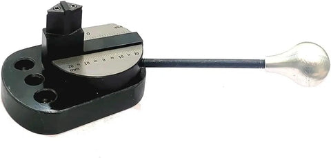 Slick Mini Lathe Ball Turning Attachment For 7X14 And 7X16 Direct Cross Slide Mount metal tool with dial for precise spherical cuts.