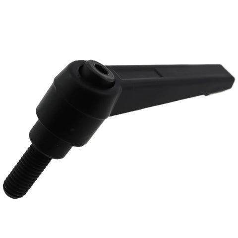 Black Adjustable Tightening Handle Screws Set 2 Pieces With 7 Types Hand Screw Positioning Locking Wrench Lever Knobs Side View