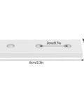 Heavy Duty 10 Pack Flat Joining Plates For T Slot Aluminum Extrusion Profiles Mending Repair Brackets with three holes