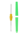Dual End Fishing Bait Needle Tool With Protective Covers Stainless Steel Needle And Threading Tip Compact Pen Size Rigging Tool For Freshwater And Saltwater Angling Green Finish, 15.5 cm