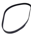 Real Deal Timing Belt Kit With Guide Pulley Set Compatible With Trumpchi X 2003 To 2012 And H6 2016 2.0 TDI Cars Perfect For Your Ride Running Smooth With Top Quality Parts That Deliver Serious Reliability And Peace Of Mind When You Fix The Motor. black toothed timing belt on white background