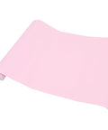Pink Peel And Stick Wallpaper For Nursery And Bathroom Walls, Thickened PVC Adhesive Vinyl showing a roll being unrolled.