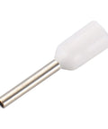 Insulated Nylon Ferrule Easy Crimp Connectors for DIN Rail Terminal Blocks AWG 20 0.75mm2 Copper Wire White Cord End Terminals Durable