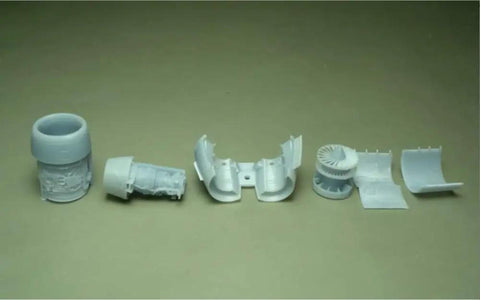 1/144 IAE V2500-D5 Resin Accessory Kit For MD-90 Aircraft parts layout