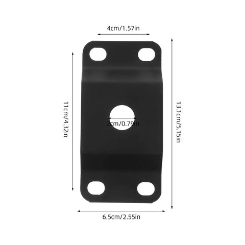 Outdoor Solar Light Mounting Bracket Kit With Adjustable Pole Mounts For Versatile Use On Street Lights And Lamp Posts Heavy Duty Iron Construction Easy Install Solar Panel Pole Accessories