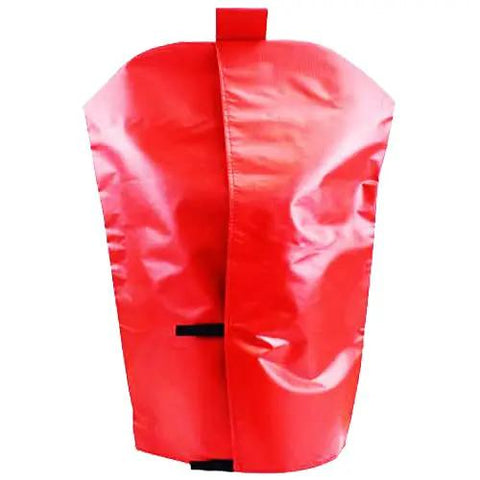 Heavy Duty Fire Extinguisher Covers 10 Pack Waterproof Fit 20 Lb Tanks Street Smart Osha Approved Outdoor Protection in bright red vinyl.