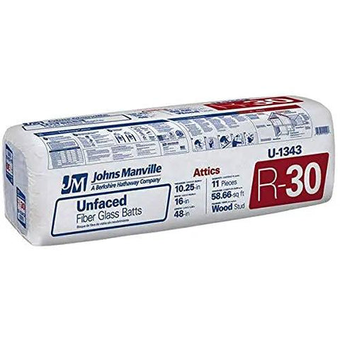 Top-Rated R30 Fiberglass Insulation Batts For Attic And Floor Ceiling Installations Includes 15 Bundle Covering 880 Sq Ft Unfaced Design Fits 2x10 Joists At 16 Inch Centers Helps Lower Energy Bills And Boost Comfort With No Sweat Easy Installation. R-30 fiberglass batts pack of 11, unfaced, for attics, 10.25 x 48 inches.