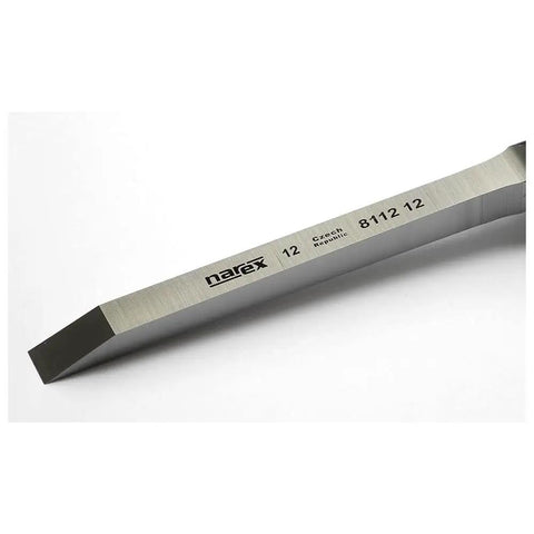 Rock Solid Mortise Chisel Set For Fine Woodworking And Shop Projects Featuring Tapered Cr Mn Steel Blades, 12mm size, sturdy design.