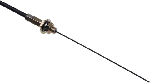 Throttle Cable Direct Replacement For Bandit And Woodchuck Wood Chippers With Black Lever 900-9901-04 900990104 showing metal connector
