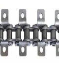 Badass 1.5 Meter Carbon Steel Drive Roller Chain For Machine Transmission And Conveyor Tasks Featuring A Dual Wing Setup.