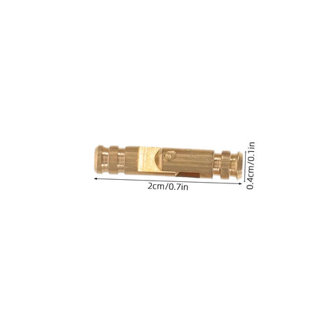 Solid Brass Hidden Barrel Hinges Set Of 25 Concealed Cylindrical Hinges For Jewelry And Wooden Boxes, 2cm length