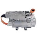 Heavy Duty Electric AC Compressor For Dongfeng E70 EV Auto Replacement OEM V510010JG0122 320V side view with aluminum housing.