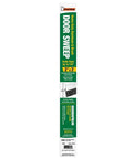 Package of Two By Thirty Six Inch Extra Aluminum And Brush Door Sweep Silver Finish For Draft Busting Energy Saving Door Seal Heavy Duty