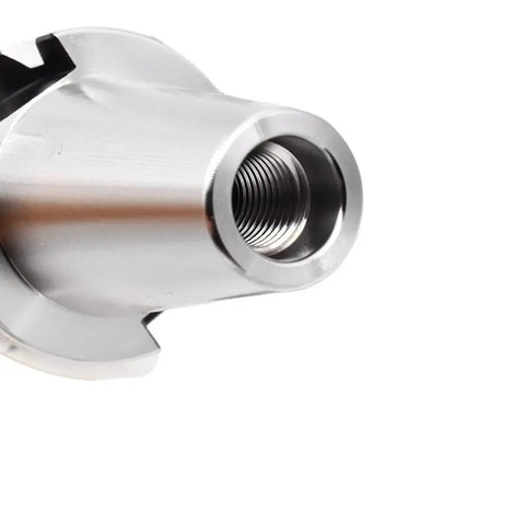 Close-up of the BT40 ER16 Collet Chuck Tool Holder for CNC Milling Machines showing the threaded internal structure.