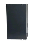 Industrial 440V 90KW Vector Variable Frequency Drive VFD for beefed up 3 phase motors with black casing, side view.