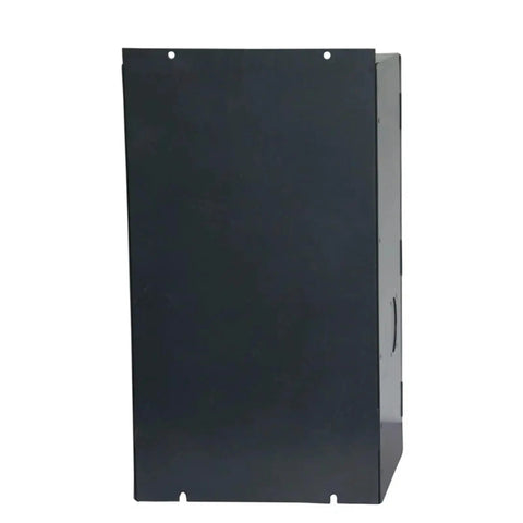 Industrial 440V 90KW Vector Variable Frequency Drive VFD for beefed up 3 phase motors with black casing, side view.