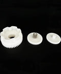 390 Gear Set Replacement Kit For Kids Ride On Cars And Electric Toys, including 44T large gear, 50T outer ring, and 8T middle gear.