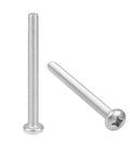M6x65mm Stainless Steel Machine Screws Pan Head Phillips Drive 304 Grade Fasteners Bolts For Metal Wood Electronics Projects