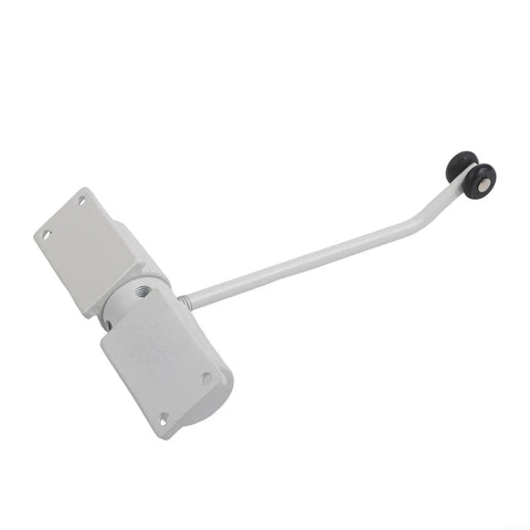 Quiet Automatic Door Closer 30Kg Capacity With Adjustable Spring for home and office in white stainless steel