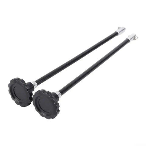 Equatorial Mount Trimmer Rod Replacement For 80DX EQ1 EQ2 Telescopes Anti Slip Aluminum Alloy Slow Motion Lever With Safety Lock Pro Grade Fine Adjustment Knob For Precise Astronomy Tuning And Smooth Tracking, black handle rod set
