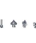 Cutting heads for Heavy Duty Drain Snake Auger Handles Tough Sink Blockages No Sweat Yanks Hair And Grease Clogs Out Fast 3 Meter Flexible Alloy Steel Plumbing Tool For Bathroom Kitchen Shower Drains.