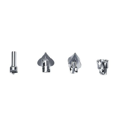 Cutting heads for Heavy Duty Drain Snake Auger Handles Tough Sink Blockages No Sweat Yanks Hair And Grease Clogs Out Fast 3 Meter Flexible Alloy Steel Plumbing Tool For Bathroom Kitchen Shower Drains.