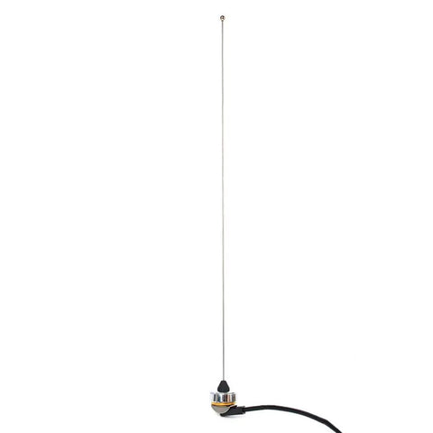 Two Pack VHF NMO Antenna 136-174 MHz For 2 Meter Amateur Mobile Radio, Stainless Steel Flexible Whip