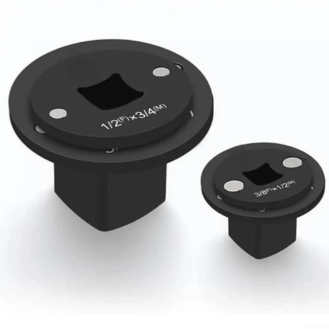 Top Notch 4-Piece Low Profile Socket Adapter Kit With 1 To 3/4 Inch Drive Links Perfect For Quick Automotive Gear Swaps And Tough DIY Jobs That Need Serious Grit And Smooth Fits, black low profile steel socket adapters