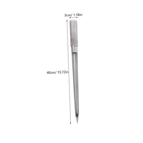 Stainless Steel Grain Sampler With Rubber Handle Portable Fertilizer Probe For Accurate Wheat Seed And Soil Sampling Durable Farm And Laboratory Use