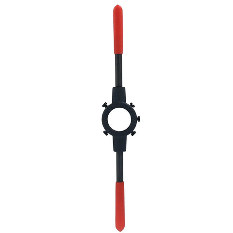 Heavy Duty Die Stock Wrench Built Tough For M12 To M14, Adjustable Die Holder Tool With Non Slip Grip, Rust Resistant Black Oxide Finish