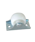 Ultra Smooth Mute Replacement Furniture Caster Wheels Set, 25mm Diameter, 1.6x0.66 Top Plate, 32mm Hole Center, 10kg Capacity