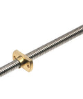 Close-up of 365mm T8 Tr8x8 Z Axis Lead Screw With Brass Nut Upgrade Kit 8mm Lead For Ender 3 V2 Pro 3D Printers Boss Z Axis