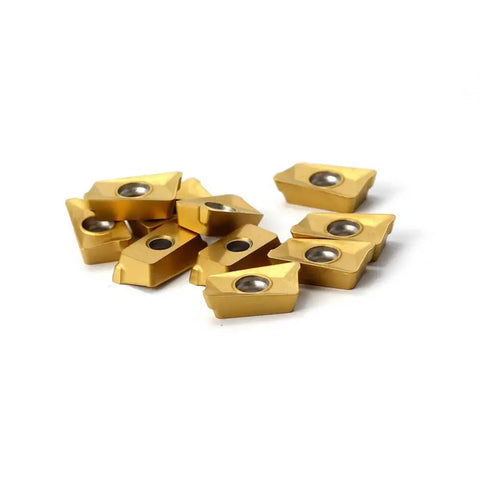 Carbide Inserts APKT11T308 For Face Milling And End Milling APKT Style Inserts Workhorse With 0.256 Inch Width 0.142 Inch Thickness