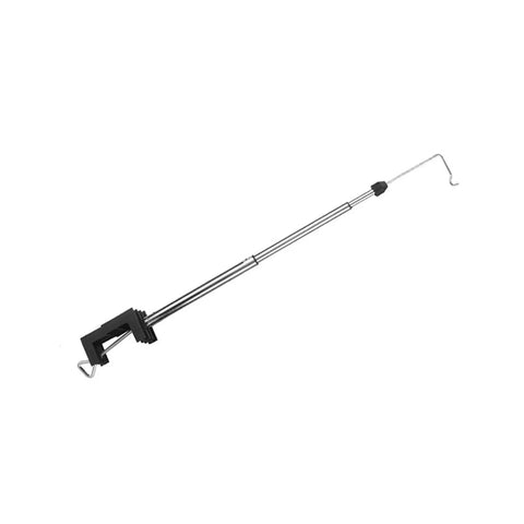 Heavy Duty Rotary Grinder Flex Shaft Hanger With Three Section Adjustable Steel Arm And Full 360 Degree Swivel Tough Guy Bench Clamp Workstation for precise tool positioning.