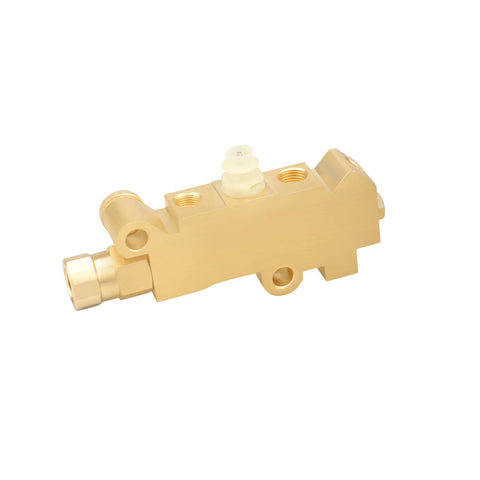Brass PV2 brake proportioning valve for front disc and rear drum brakes