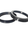 Rock Solid NBR Rubber Cuff O Ring Seal Set Ten Pack VA Compatible V Type Rotary Shaft Water Seal, close-up view of two seals.