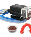 Portable Pneumatic Air Die Grinder With 30000 Rpm Motor And 50mm Cutting Wheel Includes Seven Foot Coiled Hose for precise grinding.