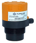 EchoTouch Ultrasonic Liquid Level Transmitter With Reflective Technology, 1.5 M Sensor Range, orange-black device