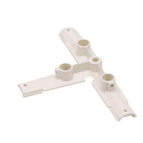 W Track T Connector Suspension Mount Black for Architectural Track Lighting, Dual Circuit Power Feed 120V 277V, top view